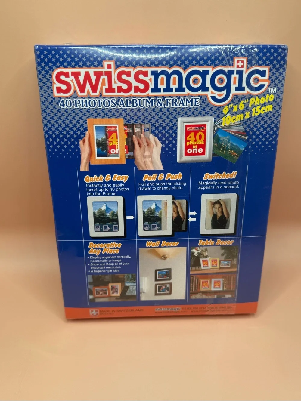 Swissmagic 40-Photo Multi-Frame in Silver
